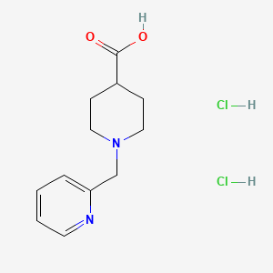1-(Pyridin-2-ylmethyl)piperidine-4-carboxylic acid dihydrochloride