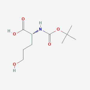 molecular formula C10H19NO5 B13912837 N-Boc-5-hydroxy-D-norvaline 