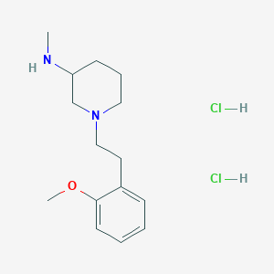 1-[2-(2-Methoxyphenyl)ethyl]-N-methylpiperidin-3-amine dihydrochloride