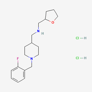 {[1-(2-Fluorobenzyl)piperidin-4-yl]methyl}(tetrahy-drofuran-2-ylmethyl)amine dihydrochloride