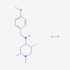 (4-Methoxy-benzyl)-(1,2,5-trimethyl-piperidin-4-YL)-amine hydrochloride