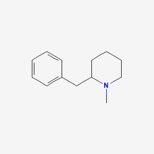 molecular formula C13H19N B13913006 2-Benzyl-1-methylpiperidine CAS No. 31414-56-9