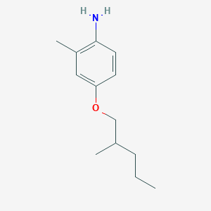 2-Methyl-4-[(2-methylpentyl)oxy]aniline