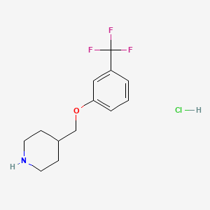 4-{[3-(Trifluoromethyl)phenoxy]methyl}piperidine hydrochloride
