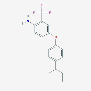 4-[4-(Sec-butyl)phenoxy]-2-(trifluoromethyl)-phenylamine