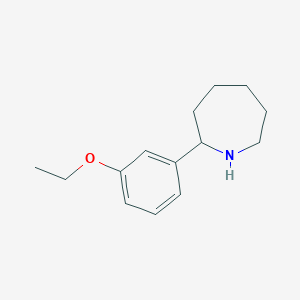 molecular formula C14H21NO B1391313 2-(3-Ethoxyphenyl)azepane CAS No. 946682-03-7