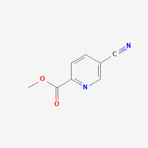 molecular formula C8H6N2O2 B1391331 Methyl 5-cyanopyridine-2-carboxylate CAS No. 76196-66-2