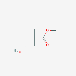Methyl 3-hydroxy-1-methylcyclobutane-1-carboxylate