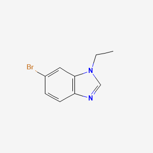 molecular formula C9H9BrN2 B1391337 6-bromo-1-ethyl-1H-benzo[d]imidazole CAS No. 813449-00-2
