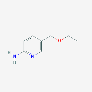 molecular formula C8H12N2O B1391352 5-(Ethoxymethyl)pyridin-2-amine CAS No. 782431-91-8