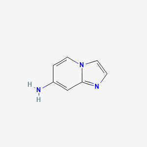 molecular formula C7H7N3 B1391355 Imidazo[1,2-A]pyridin-7-amine CAS No. 421595-81-5