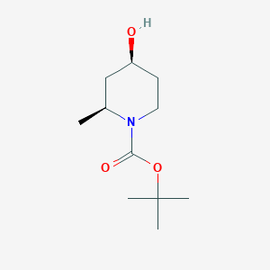 molecular formula C11H21NO3 B1391363 (2S,4S)-1-Boc-2-methyl-4-hydroxypiperidine CAS No. 790667-99-1