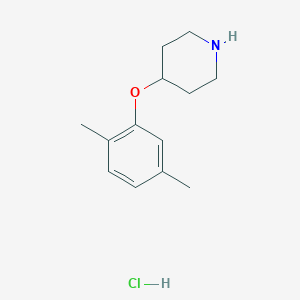 molecular formula C13H20ClNO B1391386 4-(2,5-Dimethylphenoxy)piperidine hydrochloride CAS No. 1185002-20-3