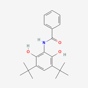 molecular formula C21H27NO3 B13913890 N-(3,5-di-tert-butyl-2,6-dihydroxyphenyl)benzamide 