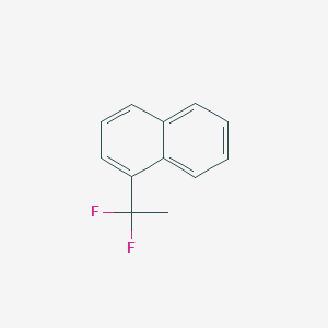 molecular formula C12H10F2 B1391401 1-(1,1-Difluoroethyl)naphthalene CAS No. 1204295-97-5