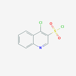 molecular formula C9H5Cl2NO2S B139141 4-chloroquinoline-3-sulfonyl Chloride CAS No. 157494-40-1