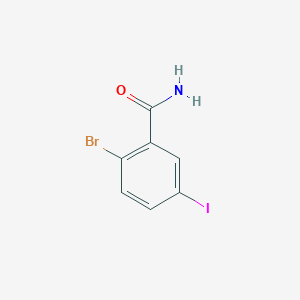 molecular formula C7H5BrINO B1391436 2-Bromo-5-iodobenzamide CAS No. 865178-41-2
