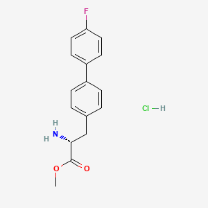 (R)-Methyl 2-amino-3-(4'-fluoro-[1,1'-biphenyl]-4-yl)propanoate hydrochloride