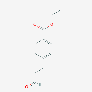 molecular formula C12H14O3 B139144 Ethyl 4-(3-oxopropyl)benzoate CAS No. 151864-81-2