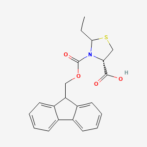 Fmoc-(4S,2RS)-2-ethylthiazolidine-4-carboxylicacid