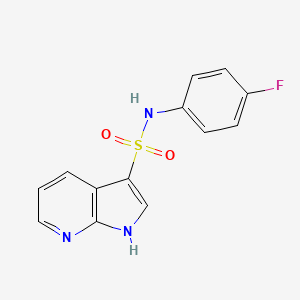 1H-Pyrrolo[2,3-b]pyridine-3-sulfonic acid (4-fluoro-phenyl)-amide