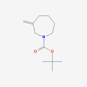 molecular formula C12H21NO2 B13914510 Tert-butyl 3-methyleneazepane-1-carboxylate 