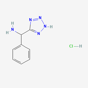 phenyl(1H-1,2,3,4-tetrazol-5-yl)methanamine hydrochloride