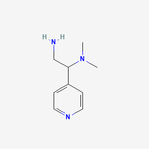 2-(N,N-Dimethylamino)-2-(pyridin-4-YL)ethylamine
