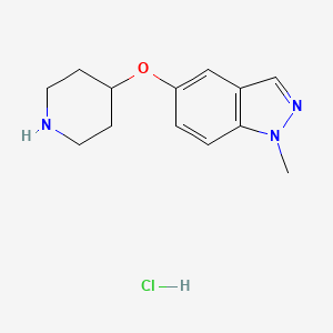 1-Methyl-5-(piperidin-4-yloxy)-1H-indazole hydrochloride