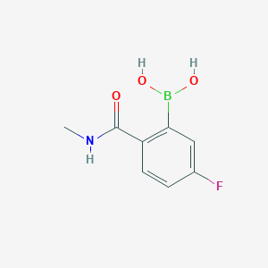 (5-Fluoro-2-(methylcarbamoyl)phenyl)boronic acid