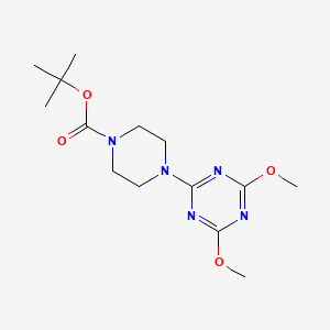 Tert-butyl 4-(4,6-dimethoxy-1,3,5-triazin-2-yl)piperazine-1-carboxylate