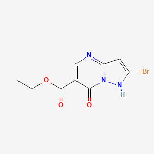Ethyl 2-bromo-7-hydroxypyrazolo[1,5-a]pyrimidine-6-carboxylate