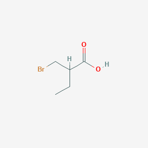 molecular formula C5H9BrO2 B13914849 2-(Bromomethyl)butanoic acid CAS No. 56970-79-7