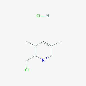 molecular formula C8H11Cl2N B139149 2-(Chloromethyl)-3,5-dimethylpyridine hydrochloride CAS No. 73590-93-9