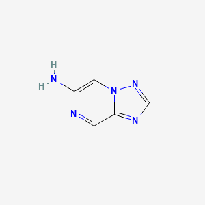 molecular formula C5H5N5 B13914910 [1,2,4]Triazolo[1,5-a]pyrazin-6-amine 