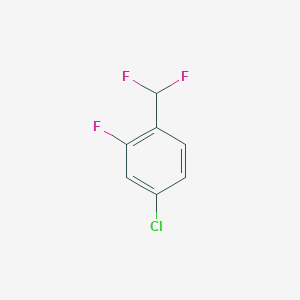 4-Chloro-1-(difluoromethyl)-2-fluorobenzene