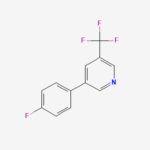 3-(4-Fluorophenyl)-5-(trifluoromethyl)pyridine