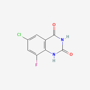 molecular formula C8H4ClFN2O2 B13915021 6-Chloro-8-fluoro-2,4(1H,3H)-quinazolinedione 