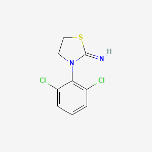 molecular formula C9H8Cl2N2S B13915026 3-(2,6-Dichlorophenyl)-1,3-thiazolidin-2-imine 