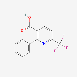 2-Phenyl-6-(trifluoromethyl)-3-pyridinecarboxylic acid