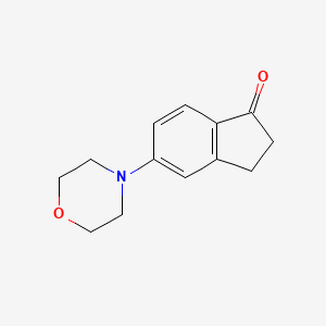 5-Morpholino-2,3-dihydro-1H-inden-1-one