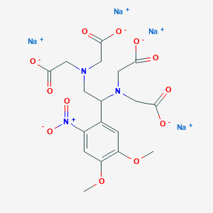 molecular formula C18H19N3Na4O12 B13915061 DM-Nitrophen tertasodium 