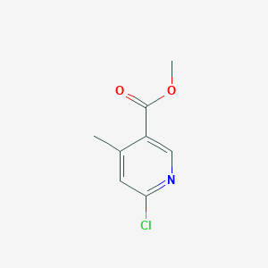 molecular formula C8H8ClNO2 B1391515 Methyl 6-chloro-4-methylnicotinate CAS No. 1224464-97-4
