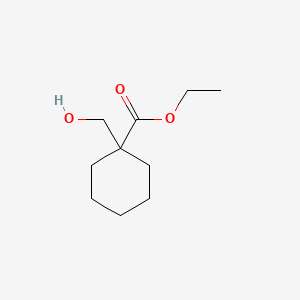 molecular formula C10H18O3 B1391522 Ethyl 1-(hydroxymethyl)cyclohexanecarboxylate CAS No. 834914-39-5