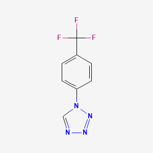 molecular formula C8H5F3N4 B1391523 1-(4-(Trifluoromethyl)phenyl)-1H-tetrazole CAS No. 1027510-31-1