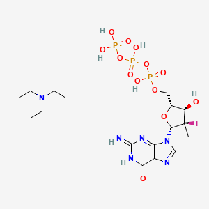 molecular formula C17H32FN6O13P3 B13915248 AT-9010 triethylamine 