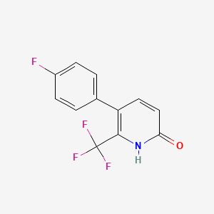5-(4-Fluorophenyl)-6-(trifluoromethyl)pyridin-2-ol