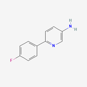 molecular formula C11H9FN2 B1391540 6-(4-fluorophenyl)pyridin-3-amine CAS No. 31676-70-7