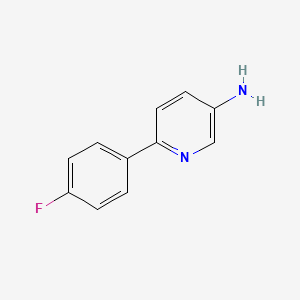 3-Pyridinamine, 6-(4-fluorophenyl)-