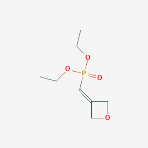 molecular formula C8H15O4P B1391541 二乙基（氧杂环-3-亚甲基）膦酸酯 CAS No. 1221819-45-9